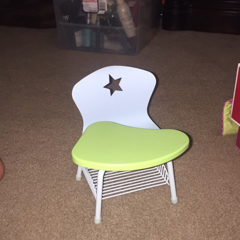 American girl doll school desk set